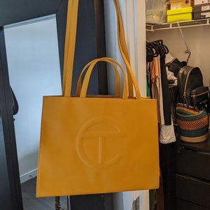Authentic Telfar (medium mustard yellow)